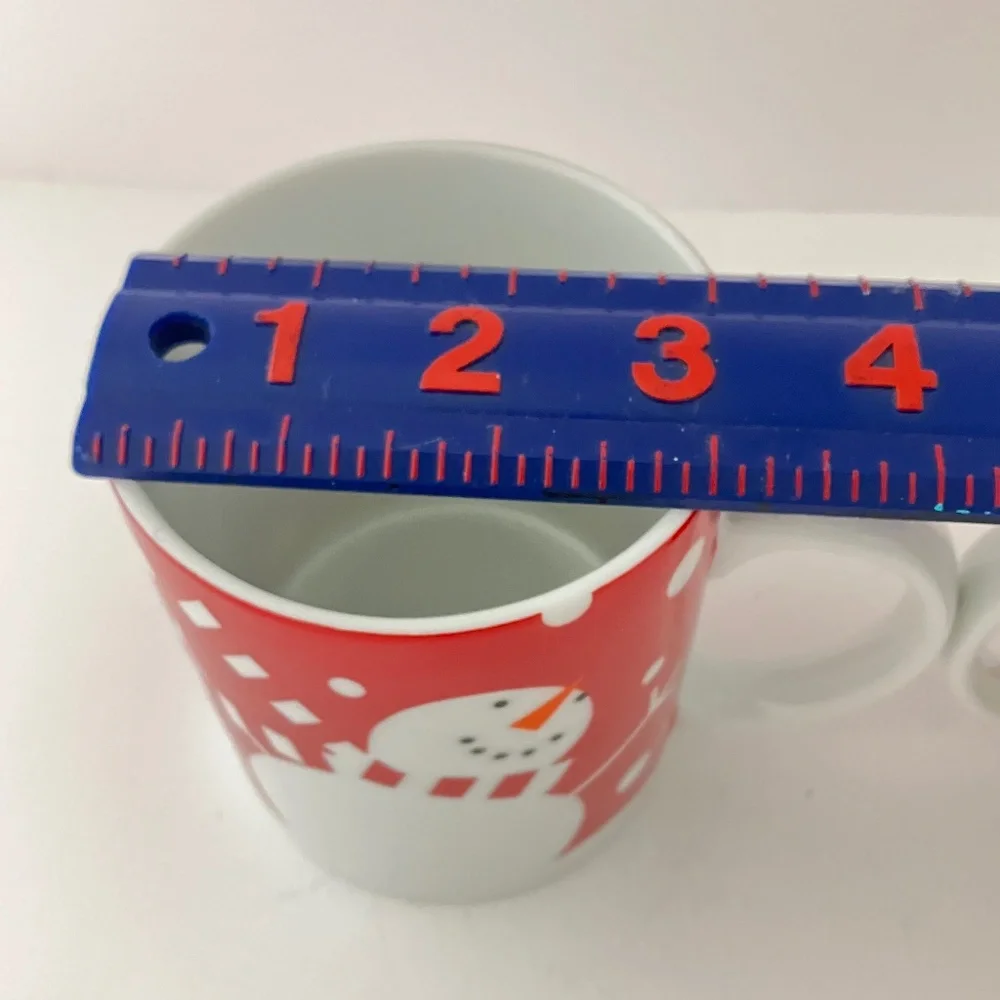 Two Snowman Mugs by CRATE & BARREL 2006-2007